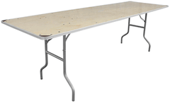 Banquet Table 8' x 30" - Seated Height