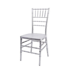 Silver Ballroom Chair - Rental